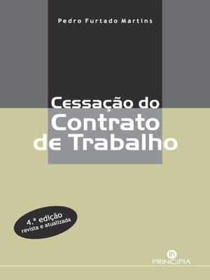 cover image of Cessação do Contrato de Trabalho- 4ª Ed.